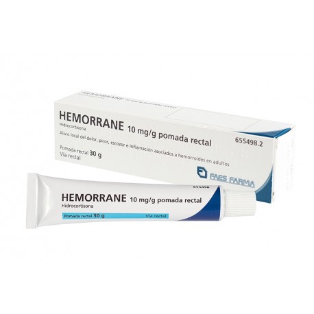 Hemorrane 10mg/g Pomada Rectal 30g
